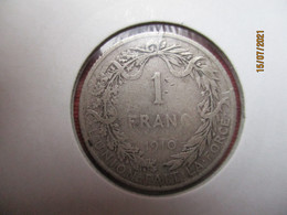 Belgique 1 Franc 1910 (français) - 1 Franc