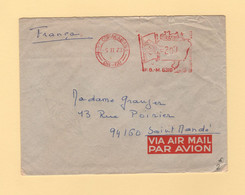 Bresil - Copacabana - 1973 - EMA - Destination France - Lettres & Documents