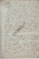 LEDEBERG - Gent - Verkoopsakte Uit 1801 (R578) - Manuscripts