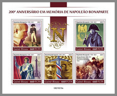 GUINEA BISSAU 2021 MNH Napoleon I. Bonaparte M/S - OFFICIAL ISSUE - DHQ2129 - Franz. Revolution