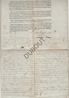 STRIJPEN/Zottegem - Notaris Vandermassen ±1800 (Napoleontische Tijd) (R583) - Manuscripts