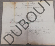 SCHAFFEN/DIEST/Beringen Plan De L'atlas De Chemins 1903 (R576) - Manuscripts