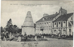 59   Cassel   -  Monument Historique De La Bataille De Cassel  En 1677 - Terrasse Du Chateau - Cassel