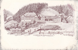 7316) GRUSS Von Der SCHLÖFFELS MÜHLE Bei GEORGENTHAL - Inh. W. HERZOG - Sehr Alt !! - Georgenthal