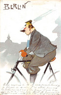 Thème:  Cyclisme.  Scène. Type   Berlin   Illustré Par : Rossetti   (voir Scan) - Radsport