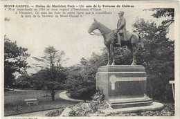 59    Mont  Cassel   - Statue Du Marechal Foch - Un Coin De La Terrasse Du Chateau - Cassel