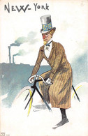 Thème:  Cyclisme.  Scène. Type   U.S.A. New-York  Illustré Par : Rossetti   (voir Scan) - Ciclismo