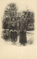 Indochina, LAOS, Thai Princesses, Thailand Siam (1910s) Postcard - Laos