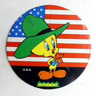 AUTOCOLLANT ENTREMONT TITI FAIT LE TOUR DU MONDE N°20 USA 1975 - Stickers