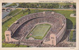 562 – Columbus USA – Stadium Ohio State University – Football Sport – Linen – Postmark 1936 - Condition: See Scans - Columbus