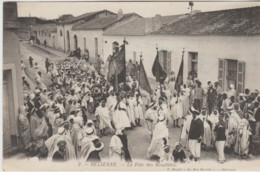 Rare . ALGERIE. RELIZANE. La Fête Des Mozabites  (Belle Animation ) - Autres & Non Classés