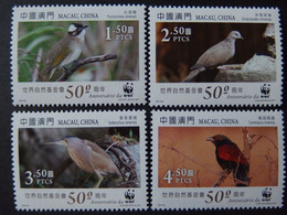 2011 Macau Birds MNH - Usati