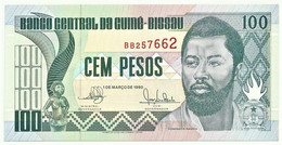 Guiné-Bissau - 100 Pesos - 01.03.1990 - P 11 - Unc. - Serie BB - Domingos Ramos - Guinee-Bissau
