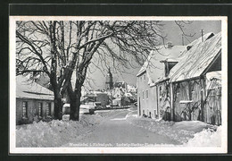 AK Wunsiedel I. Fichtelgeb., Ludwig Hacker Platz Im Schnee - Wunsiedel