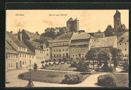 AK Stolpen, Blick Auf Markt & Schloss - Stolpen