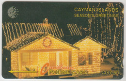 CAYMAN ISLANDS -  Season's Greetings, 7.50 $, CN:7CCIA, Normal Zero: "0", Tirage 10,000, Used - Cayman Islands