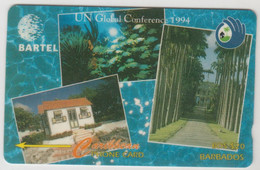 BARBADOS - UN Global Conference 1994, 20 Bds$, CN:15CBDB ,Dashed Zero: "Ø", Used - Barbados