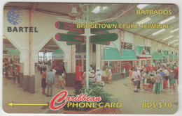 BARBADOS - Bridgetown Cruise Terminal, 10 Bds$, CN:92CBDC , Normal Zero: "0", Used - Barbados