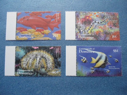 Dominica 2001 Fauna Marine Life  Fishes , Sea Snake ,  Starfish - Dominica (1978-...)