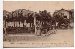 GRIMALDI VENTIMIGLIA  Ristorante E Terrasse Dei " Rochers Rouges - Hotels & Restaurants