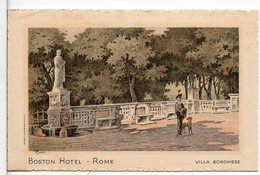 Boston Hotel  - ROME - Villa Borghese - Hotels & Restaurants