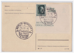 Dt.- Reich (000943) Propagandastempel, Berlin- Wannsee, KDF Volksfestwoche, Gau Berlin Pfaueninsel,gestempelt Am 10.7.37 - Cartas