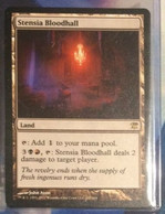 Magic The Gathering INNISTRAD STENSIA BLOODHALL NEW MTG Sleeve Toploader - Autres & Non Classés