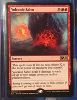 Magic The Gathering CORE 2021 VULCANIC SALVO NEW MTG Sleeve Toploader - Sonstige & Ohne Zuordnung