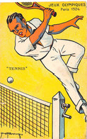 Thème:  Sport:    Tennis  Jeux Olympiques Paris 1924  (voir Scan) - Tennis