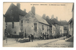 Delcampe - DG2162 - SAULIEU - EN MORVEN - LE MARCHE Aux SABOTS - Saulieu