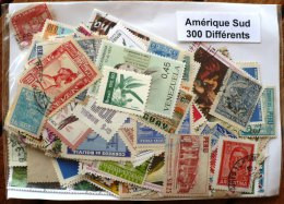 AMERIQUE DU SUD, Lot De 300 Timbres Tous Differents Neufs Et Oblitérés. Satisfaction Assurée - Autres - Amérique