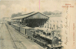 Béziers * La Gare Du Midi * Train Locomotive * Ligne Chemin De Fer De L'hérault - Beziers