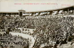 Béziers * Carte Photo * Le Premier Glaive * Avant La Représentation * Spectacle Théâtre Scène Arènes - Beziers