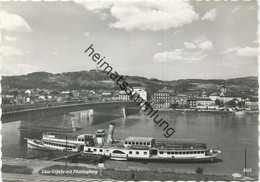 Linz-Urfahr Mit Pöstlingberg - Dampfer Johann Strauss - Foto-AK Grossformat - Verlag J. Leitenmüller Linz - Linz Urfahr