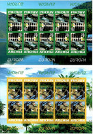 Abkhazia . EUROPA CEPT 2013. History Of Post Transport . Imperf. 2 M/S Of 10. - 2013