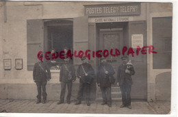 77- DRAVEIL - RARE CARTE PHOTO POSTE TELEGRAPHE TELEPHONE - FACTEUR - CACHET POSTAL  DRAVEIL 1913 - Other & Unclassified