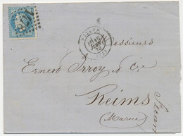 FRANKREICH 1869/71, 4 Versch. Pra.-Bf Alle Mit 20 C Kaiser Napoleon III Mit Lorbeerkranz Blau Oder Dunkelblau Als EF - 1863-1870 Napoleon III With Laurels