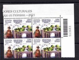 ESPAÑA 2021 ** MNH ED. 5507 CANAL DE CASTILLA. CRUCE CAMINO SANTIAGO EN FROMISTA  BL.4 - Nuovi