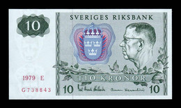 Suecia Sweden 10 Kronor 1979 Pick 52d SC UNC - Svezia