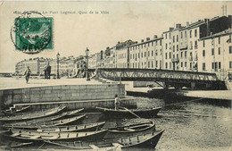 Cette * Sète * Vue Sur Le Pont Legrand * Passerelle * Le Quai De Ville - Sete (Cette)