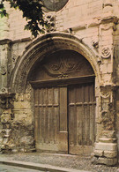 A11446- PORTE DE L'EGLISE NOTRE DAME, CATHEDRALE, MANSQUE ALPES DE HAUTE PROVENCE, FRANCE POSTCARD - Manosque