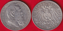 Germany / Bavaria, Bayern 2 Mark 1911 Km#997 AG "Prince Regent Luitpold" - 2, 3 & 5 Mark Plata