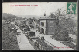 CPA 27 - Fleury-sur-Andelle, La Gare - Andere Gemeenten