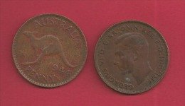 AUSTRALIA  1940 1 Penny Bronze KM 36 C314 - Penny