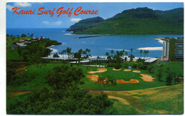 ( KAUAI )( ETATS UNIS )( HELICOPTER VIEW ) OF A A PORTION OF THE FABULOUS KAUAI SURF GOLF COURSE - Kauai