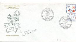 TAAF FDC 1977 30 ANS EXPEDITIONS POLAIRES FRANCAISES PEV - FDC
