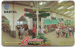 Barbados - C&W (GPT) - Bridgetown Cruise Terminal - 88CBDD (Dashed Ø), 1996, 23.500ex, Used - Barbados