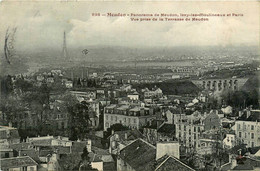 Meudon * Vue De La Ville , Issy Les Moulineaux Et Paris * Panorama Pris De La Terrasse De Meudon - Meudon