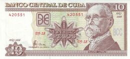 REPUBLIC OF C. P. 117j 10 P 2008 UNC - Cuba