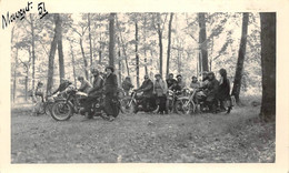 MERVENT - Lot De 3 Clichés De Motards En Vacance En 1951 - Moto, Camping  -  Voir Description - Sonstige & Ohne Zuordnung